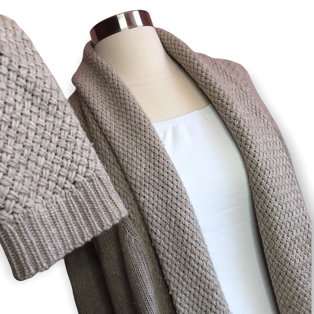 Mia Mai Wool/ Cashmere Blend Open Cardigan- Size S